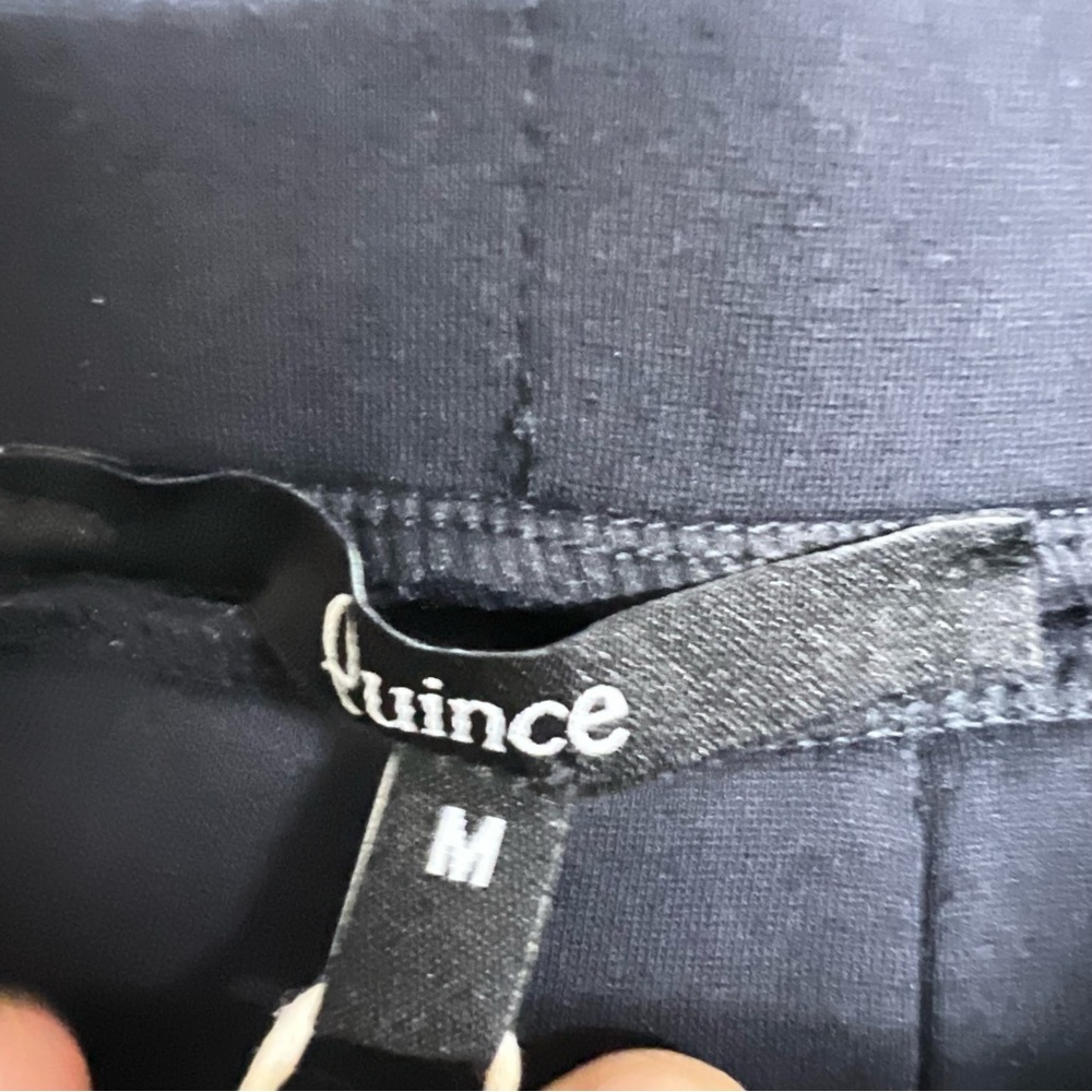 Quince Navy Straight-Leg Dress Pants - Picture 5 of 5